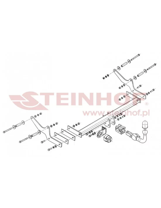Hak holowniczy Steinhof R-083 do Renault Laguna