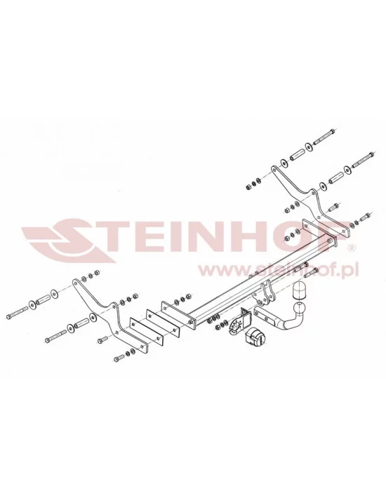 Hak holowniczy Steinhof R-084 do Renault Laguna
