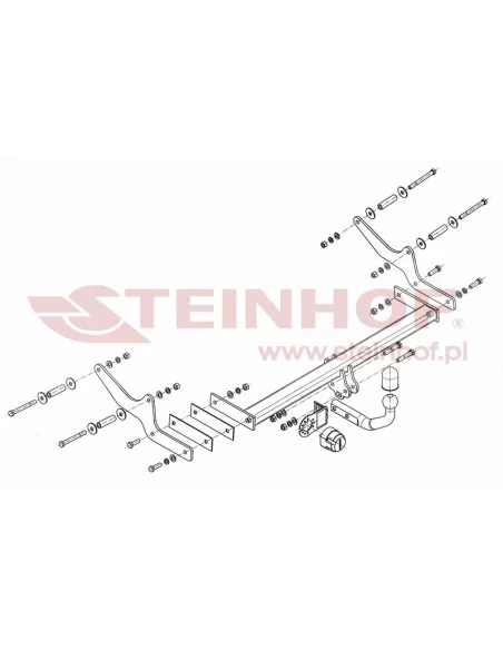 Hak holowniczy Steinhof R-084 do Renault Laguna