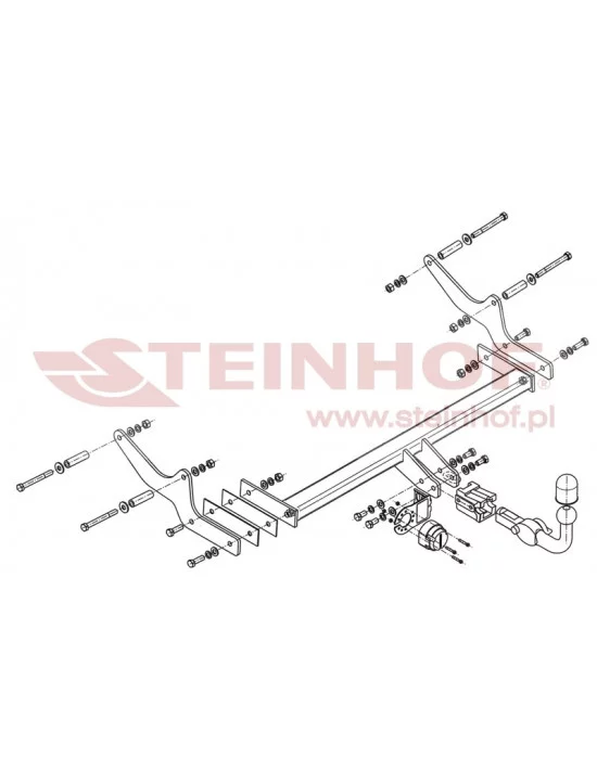 Hak holowniczy Steinhof R-091 do Renault Laguna
