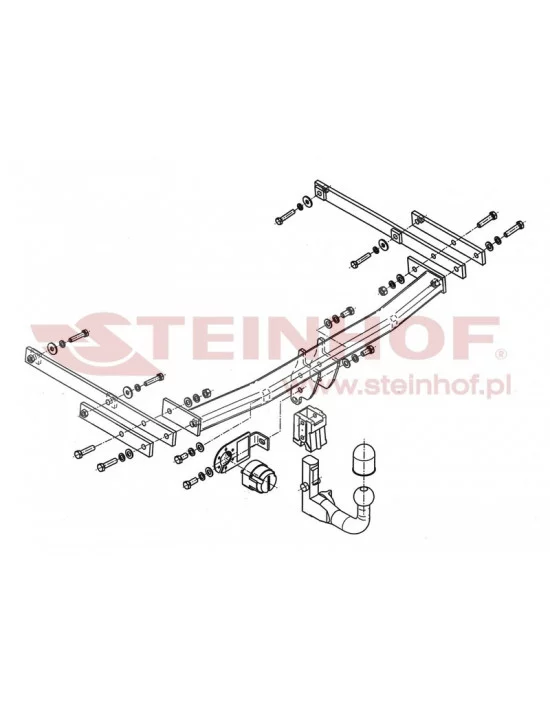 Hak holowniczy Steinhof R-046 do Renault Latitude