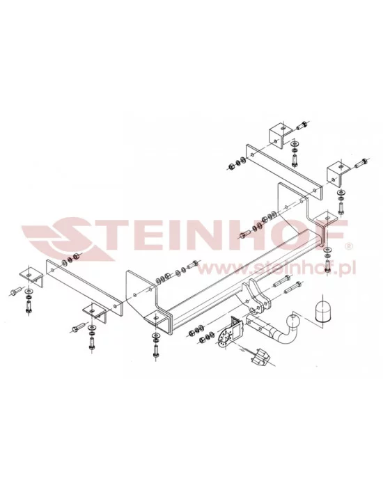 Hak holowniczy Steinhof R-060 do Renault Master