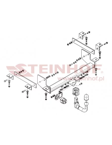Hak holowniczy Steinhof R-061 do Renault Master