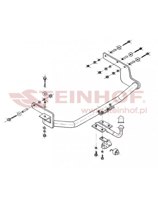 Hak holowniczy Steinhof R-092 do Renault Megane Hak holowniczy Steinhof R-092 do Renault Megane
