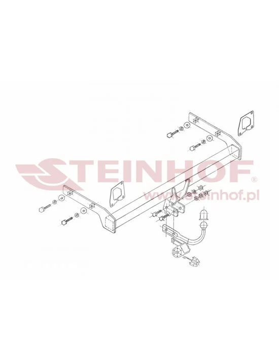 Hak holowniczy Steinhof R-093 do Renault Megane Hak holowniczy Steinhof R-093 do Renault Megane