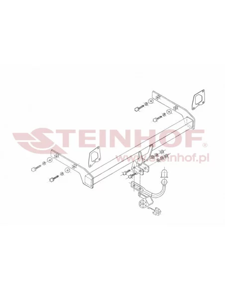 Hak holowniczy Steinhof R-093 do Renault Megane Hak holowniczy Steinhof R-093 do Renault Megane