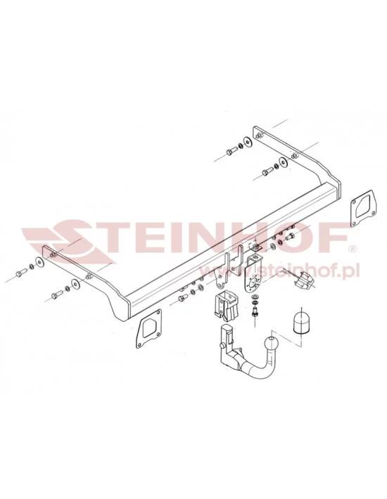 Hak holowniczy Steinhof R-094 do Renault Megane
