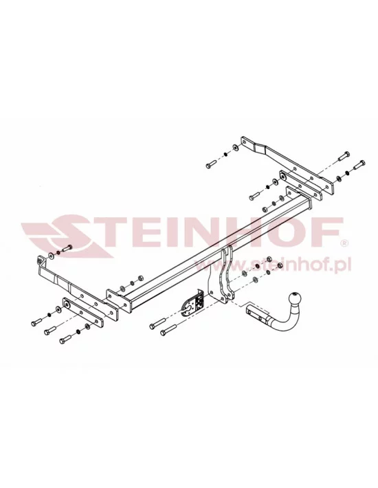 Hak holowniczy Steinhof R-112 do Renault Megane Hak holowniczy Steinhof R-112 do Renault Megane