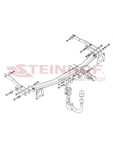 Hak holowniczy Steinhof R-113 do Renault Megane