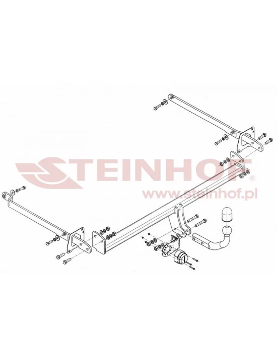 Hak holowniczy Steinhof R-103 do Renault Megane Hak holowniczy Steinhof R-103 do Renault Megane