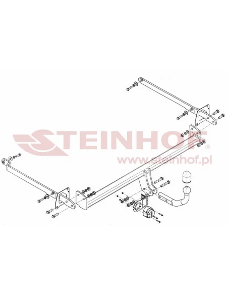 Hak holowniczy Steinhof R-103 do Renault Megane Hak holowniczy Steinhof R-103 do Renault Megane