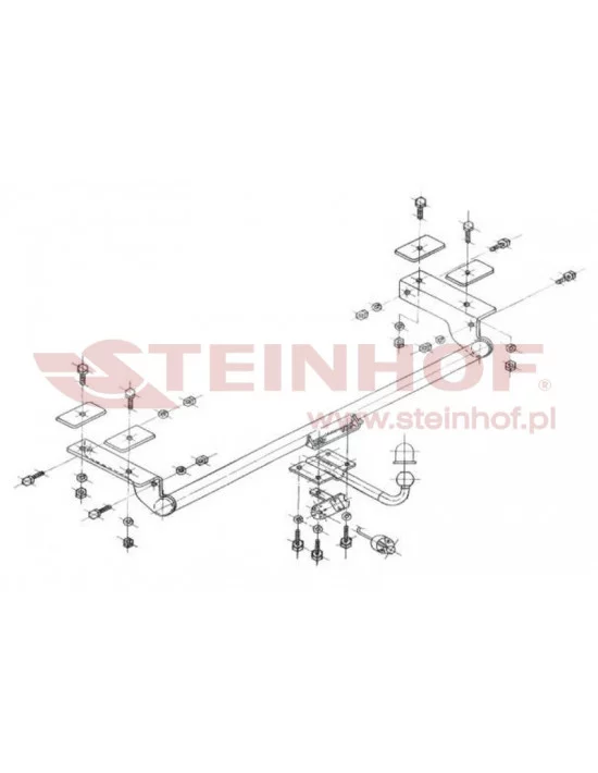 Hak holowniczy Steinhof R-120 do Renault Thalia