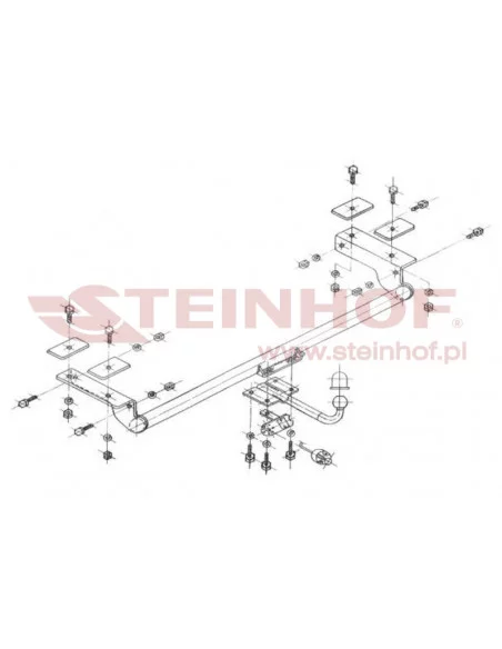 Hak holowniczy Steinhof R-120 do Renault Thalia