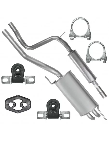 Zestaw tłumików Volkswagen Caddy II 2 11.1995-01.2004 1.7 SDI 1.9 SDI 1.9 TDI