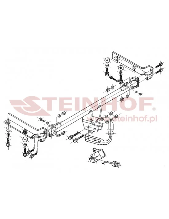 Hak holowniczy Steinhof H-030 do Rover 400