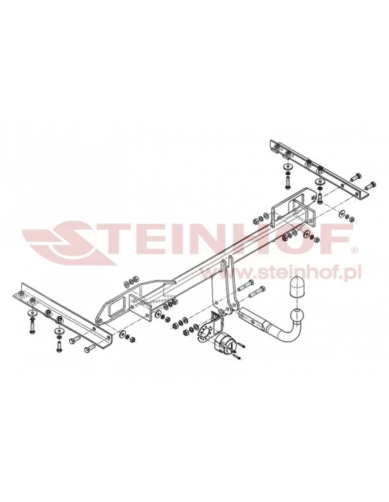 Hak holowniczy Steinhof S-010 do SAAB 9-5