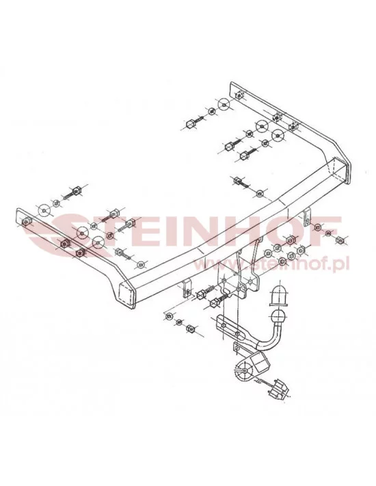 Hak holowniczy Steinhof V-117 do Seat Alhambra