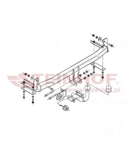 Hak holowniczy Steinhof S-112 do Seat Cordoba