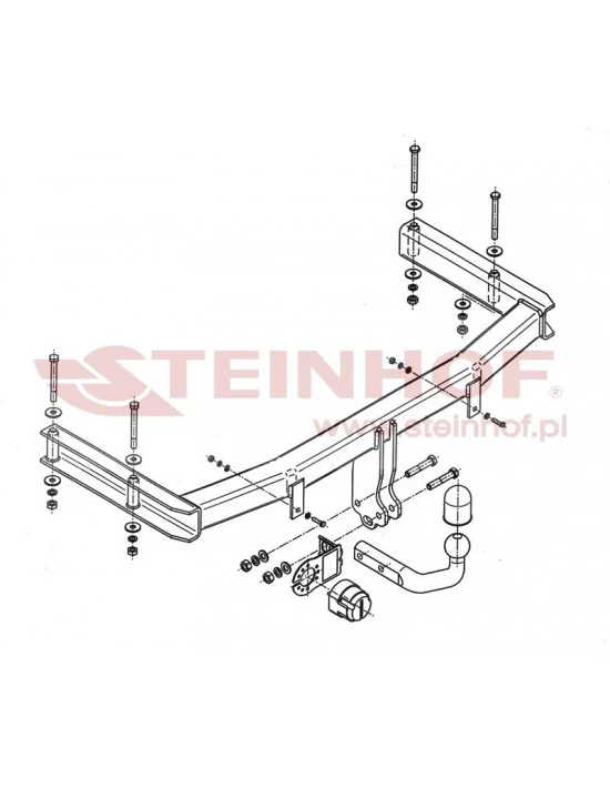 Hak holowniczy Steinhof S-103 do Seat Exeo
