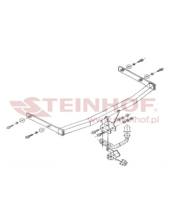 Hak holowniczy Steinhof S-146 do Seat Ibiza