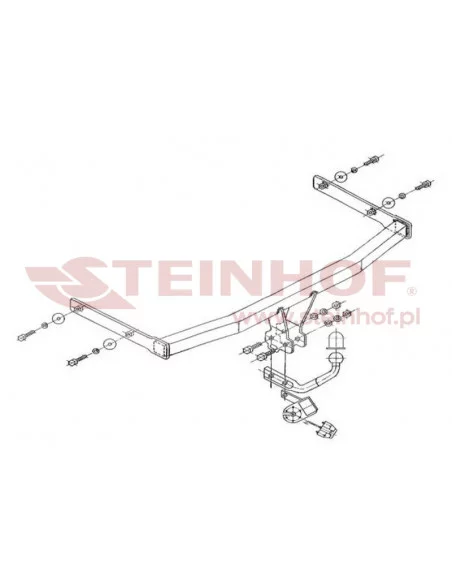 Hak holowniczy Steinhof S-146 do Seat Ibiza