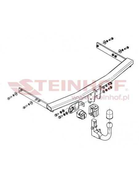 Hak holowniczy Steinhof S-151 do Seat Ibiza