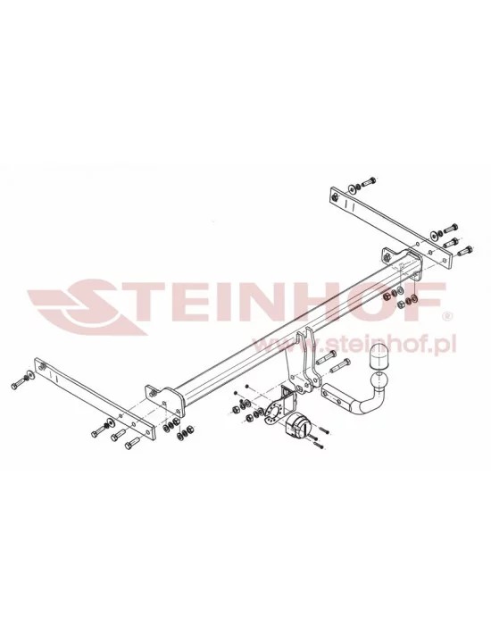 Hak holowniczy Steinhof S-158 do Seat Leon
