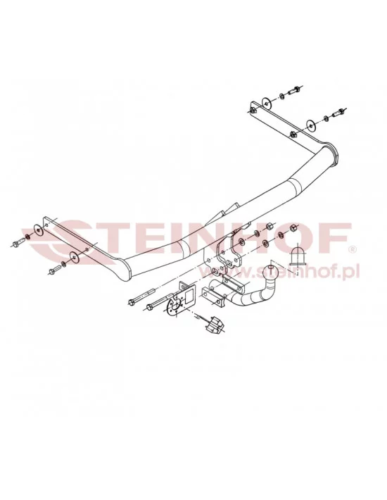 Hak holowniczy Steinhof S-274 do Skoda Fabia Hak holowniczy Steinhof S-274 do Skoda Fabia