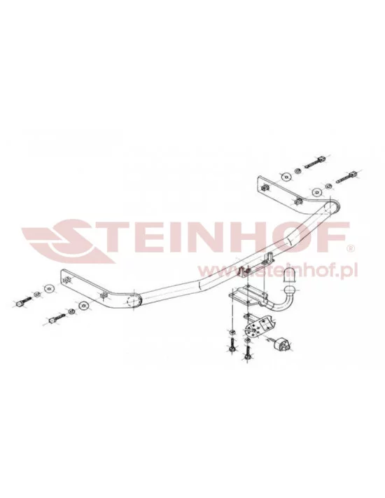 Hak holowniczy Steinhof S-338 do Skoda Octavia