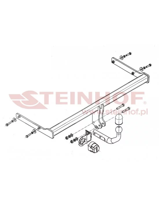 Hak holowniczy Steinhof S-310 do Skoda Rapid