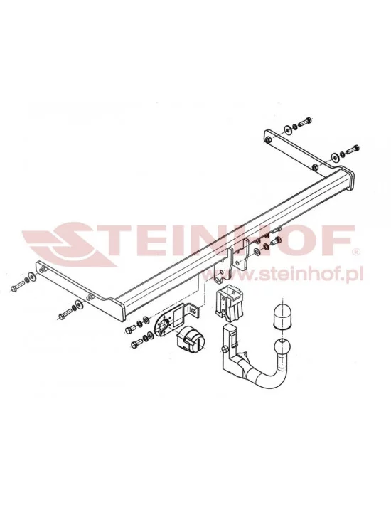 Hak holowniczy Steinhof S-311 do Skoda Rapid