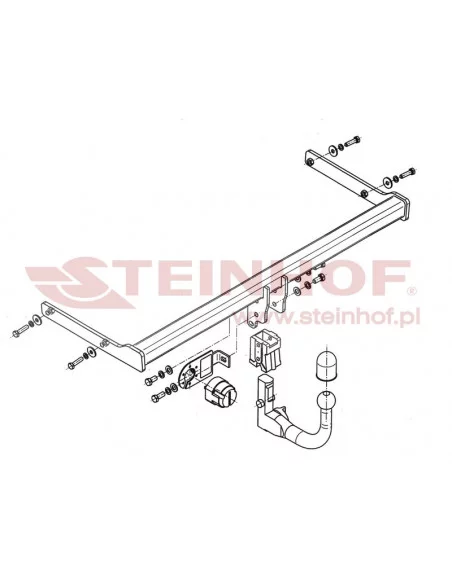 Hak holowniczy Steinhof S-311 do Skoda Rapid