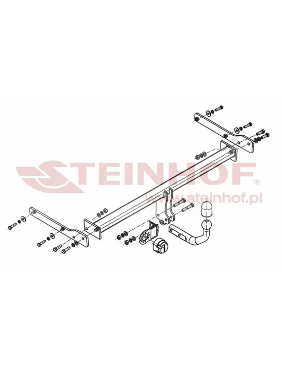 Hak holowniczy Steinhof S-312 do Skoda Rapid Spaceback