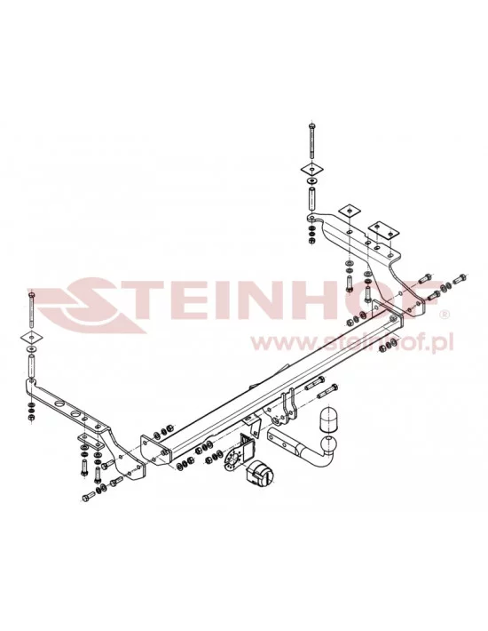 Hak holowniczy Steinhof S-360 do Subaru Forester
