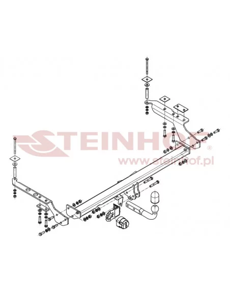 Hak holowniczy Steinhof S-360 do Subaru Forester