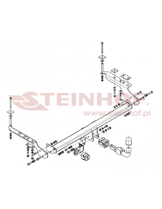 Hak holowniczy Steinhof S-361 do Subaru Forester