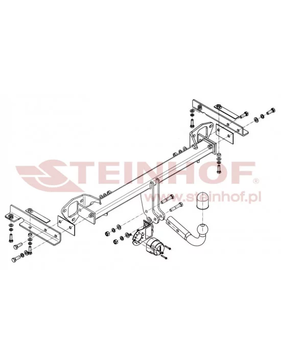 Hak holowniczy Steinhof S-364 do Subaru Forester