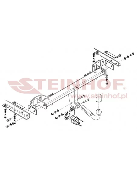 Hak holowniczy Steinhof S-364 do Subaru Forester