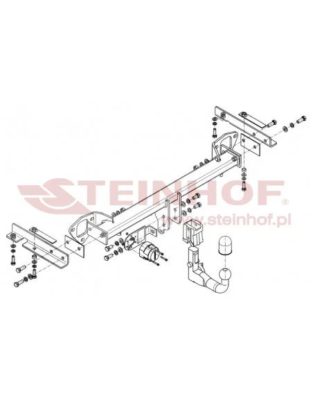 Hak holowniczy Steinhof S-365 do Subaru Forester