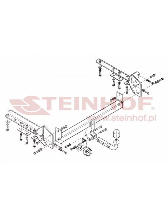 Hak holowniczy Steinhof S-370 do Subaru Forester