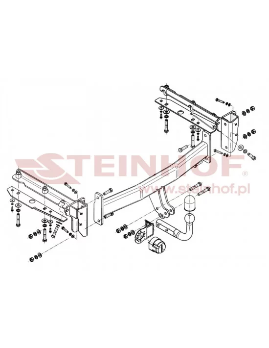 Hak holowniczy Steinhof S-362 do Subaru Legacy