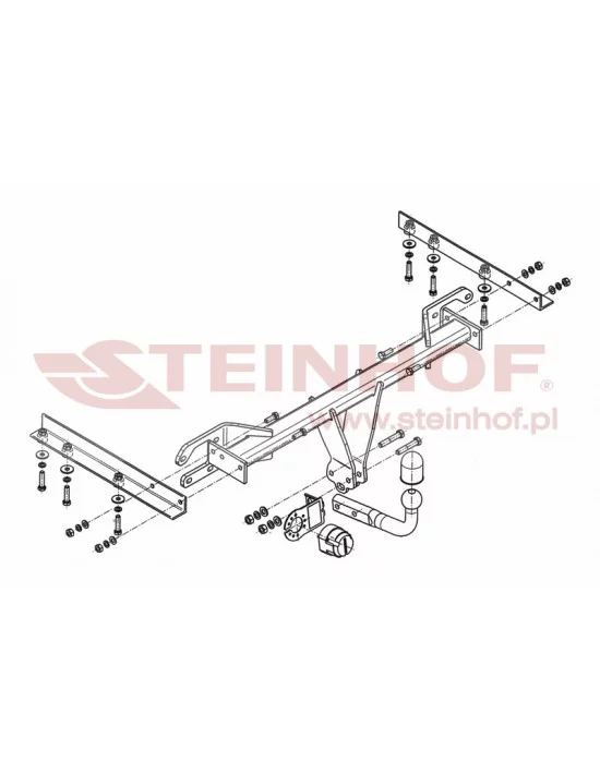Hak holowniczy Steinhof S-368 do Subaru Legacy