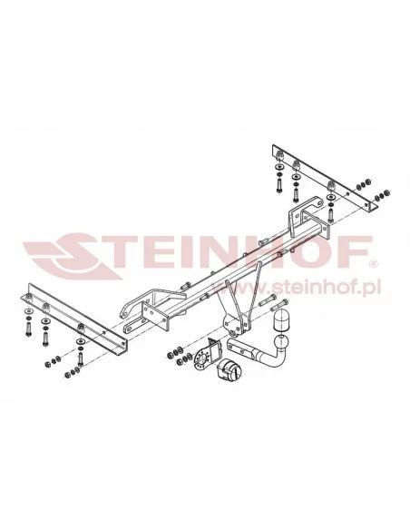 Hak holowniczy Steinhof S-368 do Subaru Legacy