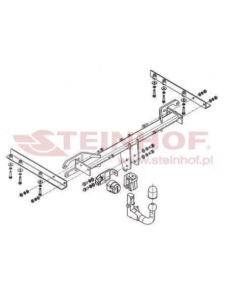 Hak holowniczy Steinhof S-369 do Subaru Legacy