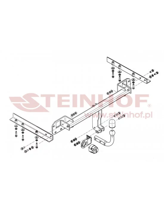 Hak holowniczy Steinhof S-366 do Subaru Legacy