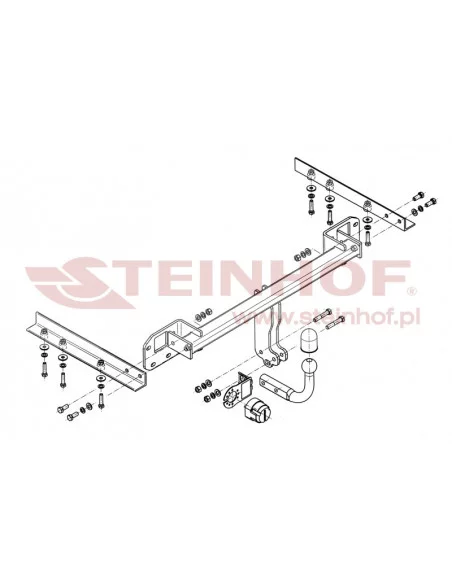 Hak holowniczy Steinhof S-366 do Subaru Legacy