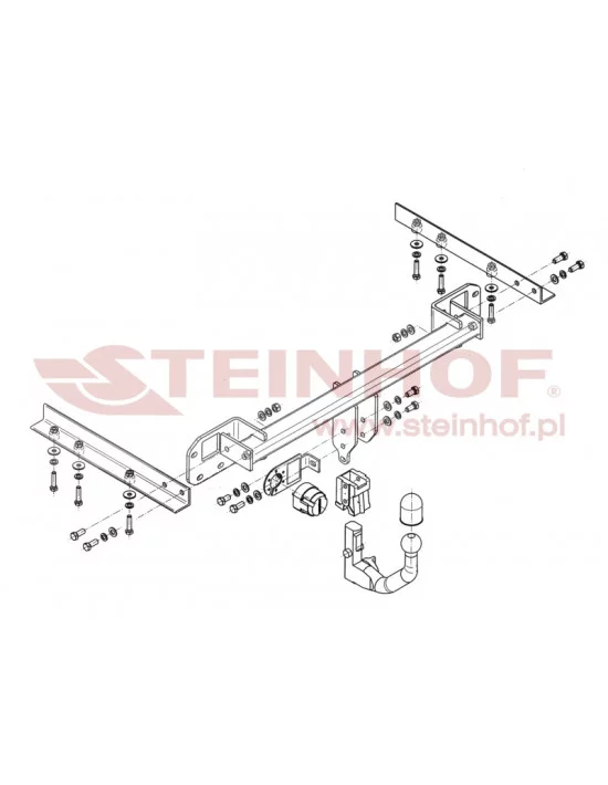 Hak holowniczy Steinhof S-367 do Subaru Legacy