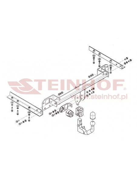 Hak holowniczy Steinhof S-367 do Subaru Legacy