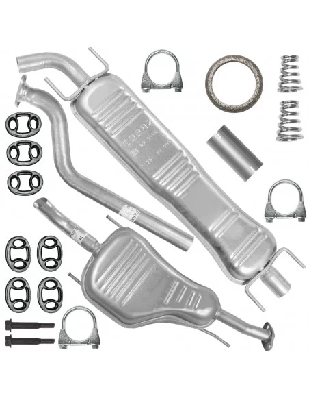Zestaw tłumików Opel Astra G II 2 03.1998-12.2009 2.0 DI 2.2 DTI Kombi
