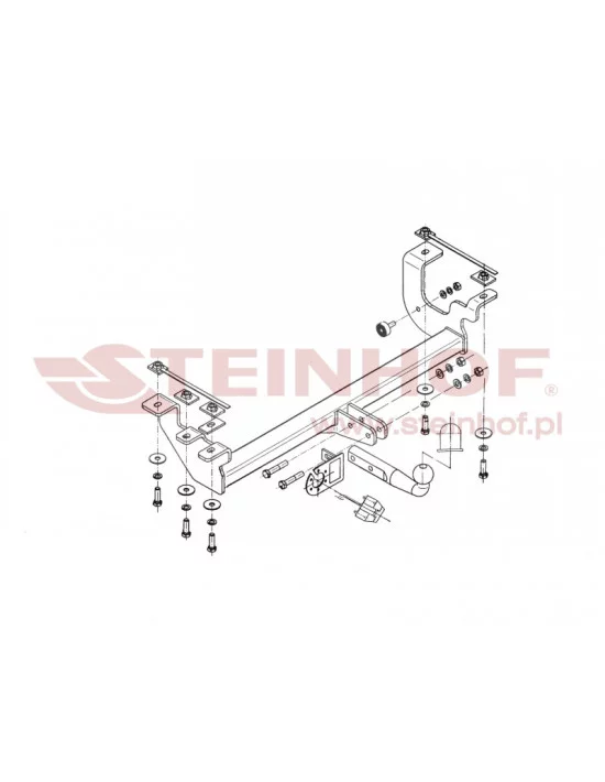 Hak holowniczy Steinhof S-410 do Suzuki Jimny